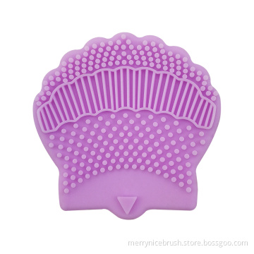 Seashell Shaped Silicone Brush Cleaner